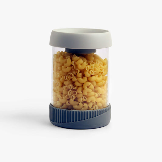 Premium Microwave Safe Borosilicate Glass Canister with Vacuum Lid(840ml)