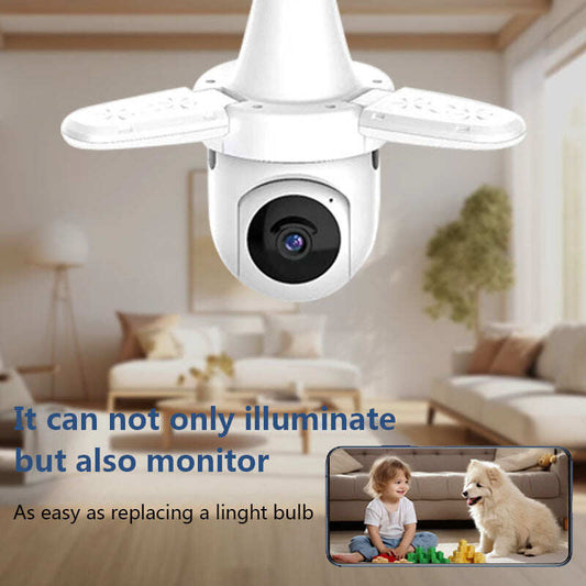 Night Vision Wireless Light Bulb Security Cameras
