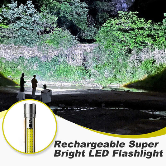 Rechargeable super bright LED flashlight